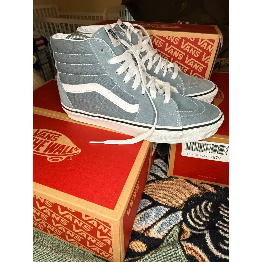 BRAND NEW Vans Sk8 Hi Stormy Weather Men 8/Women 9.5